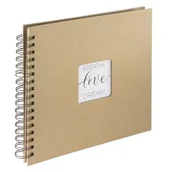 Albumy - fotografia - Hama Craft album na zdjęcia Brązowy 80 ark. 10 x 15 Bindowanie spiralne - miniaturka - grafika 1