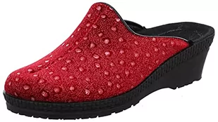 Rohde damskie kapcie domowe Neustadt-50 2457, rozmiar:42 EU, kolor:Czerwony - Kapcie damskie - miniaturka - grafika 1