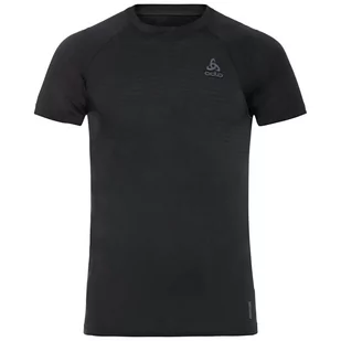 Koszulka męska Odlo Performance X-Light Eco short sleeve 188492/15000 czarny - Koszulki sportowe męskie - miniaturka - grafika 1