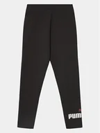 Legginsy - Puma Legginsy Ess Logo 671133 Czarny Tight Fit - miniaturka - grafika 1