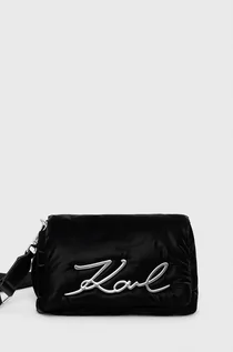 Torebki damskie - KARL Lagerfeld Lagerfeld torebka kolor czarny - grafika 1