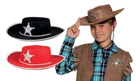 Zabawy w naśladowanie dorosłych - Kapelusz Cowboy dla dzieci (czapka/kapelusz) - miniaturka - grafika 1