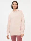 Bluzy damskie - Reebok Bluza Lux IL2104 Różowy Oversize - miniaturka - grafika 1