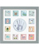 Ramki na zdjęcia - Ramka na zdjęcia - Galeria na 12 zdjęć Twojego dziecka z 12 miesięcy z odciskiem - miniaturka - grafika 1