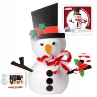 Dekoratorstwo - Zestaw Kreatywny Dla Dzieci Prezent Świąteczny Mikołajki Figurka Bałwan - miniaturka - grafika 1