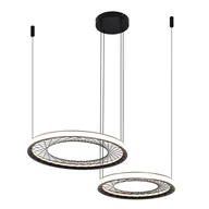 Lampy sufitowe - Nest lampa wisząca 2xLED/77W czarna ML0525 - miniaturka - grafika 1