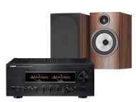 Zestawy stereo - Yamaha A-S3200 (czarny) + 706 S3 (mokka) - miniaturka - grafika 1