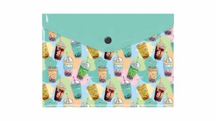 Teczka koperta A5 pp z nadrukiem bubble tea - Teczki i skoroszyty - miniaturka - grafika 1