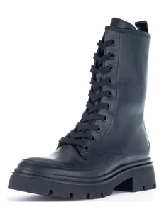 Gabor Skórzane botki w kolorze granatowym - Botki damskie - miniaturka - grafika 1