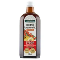 Syropy i koncentraty owocowe - Premium Rosa Syrop z rokitnika i pigwowca 250 ml - miniaturka - grafika 1