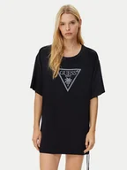 Koszulki i topy damskie - Guess T-Shirt E4GI00 K68D2 Czarny Regular Fit - miniaturka - grafika 1