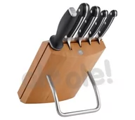 Noże kuchenne - Zwilling Pro Blok Zestaw noży, drewno, 6 cz. 250 x 160 x 305 mm 38437-000-0 - miniaturka - grafika 1