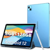 Długopisy - DOOGEE Tablet 10.1 Cal Android 12, Octa-Core Tablet 15GB RAM 64GB ROM(1TB Rozszerzalny), 5G+2.4G WiFi |12MP+8MP |Wyświetlacz HD IPS |8300mAh |Bluetooth 5.1| Niebieski Dotykowy Długopis - miniaturka - grafika 1