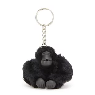 Kipling MONKEYCLIP S Mały Brelok Małpy, Black Noir Czarny - Torebki damskie - miniaturka - grafika 1