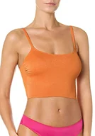 Koszulki i topy damskie - Goldenpoint Kobiety Top Luxe, Pomarańczowy, S - miniaturka - grafika 1