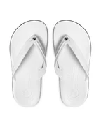 Klapki i japonki damskie - Crocs Japonki Crocband Flip 11033 Biały - miniaturka - grafika 1