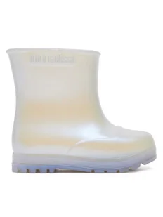 Melissa Kalosze Mini Melissa Welly Bb 33869 Srebrny - Buty dla dziewczynek - miniaturka - grafika 1