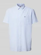 Koszule męskie - Koszula casualowa o kroju regular fit z wyhaftowanym logo - miniaturka - grafika 1