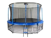 Trampoliny - Jumpi Trampolina Ogrodowa 435cm/14FT Niebieska Maxy Comfort TRMAXY14FTNIEB - miniaturka - grafika 1