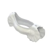 Akcesoria do wystroju okien - Klamerka Bistro - 6 sztuk, 16 mm, białe - miniaturka - grafika 1