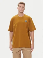 Koszulki męskie - adidas T-Shirt Wabash JW0160 Brązowy Loose Fit - miniaturka - grafika 1