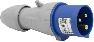 Legrand Wtyczka przenośna 3P 16A 230V niebieska IP44 P17 TEMPRA PRO 555124 555124 - Kostki, złączki, wtyczki - miniaturka - grafika 2