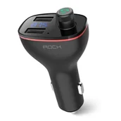 Ładowarki samochodowe - ładowarka samochodowa ROCK + Transmiter Bluetooth + FM B300 do SAMSUNG ZV50 - miniaturka - grafika 1