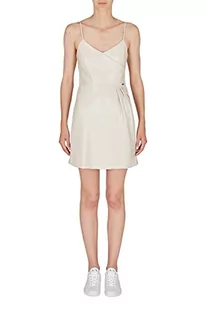 A|X ARMANI EXCHANGE Damska sukienka mini bez rękawów ze sztucznej skóry, Aura, 40 - Sukienki - miniaturka - grafika 1