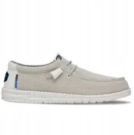 Trampki męskie - HEY DUDE Hey Dude Wally Sport Mesh 40403-100 Beżowe 42 - miniaturka - grafika 1