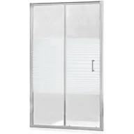 Ścianki i drzwi prysznicowe - Mexen Apia drzwi prysznicowe rozsuwane 95 cm, pasy, chrom - 845-095-000-01-20 - miniaturka - grafika 1