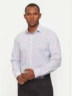 Calvin Klein Koszula K10K114023 Biały Slim Fit - Koszule męskie - miniaturka - grafika 1