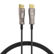 Kable - EFB Elektronik HDMI-20-00008 kabel HDMI 20 m HDMI Typu A (Standard) Czarny, Stal nierdzewna - miniaturka - grafika 1