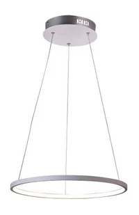 Candellux Lighting lampa zwis LUNE LED 31-64639 biały żyrandol do nowoczesnego pokoju ring metalowy nad stół 31-64639 - Lampy sufitowe - miniaturka - grafika 1