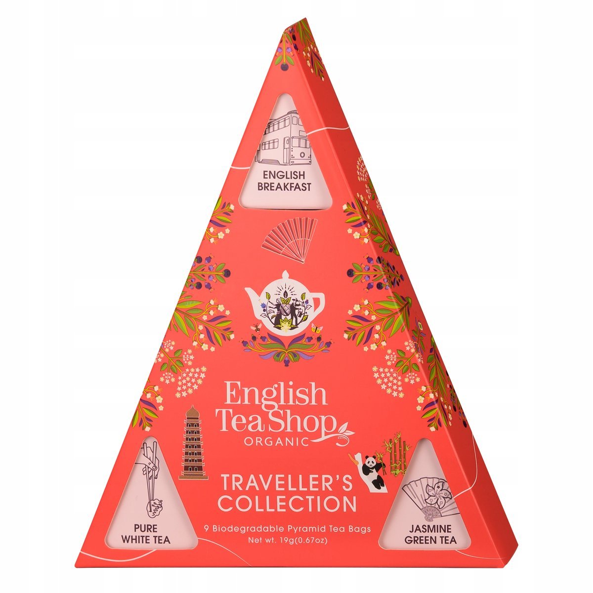 Zestaw Herbat BIO Travellers Collection 9 Piramidek - English Tea Shop EKO