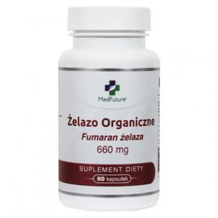 MedFuture Żelazo organiczne (Fumaran żelaza), 60 kapsułek - Witaminy i minerały - miniaturka - grafika 1