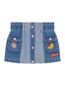 Spódnice - Guess Spódnica jeansowa K6GD05 D7850 Niebieski Regular Fit - miniaturka - grafika 1