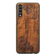 Etui i futerały do telefonów - Drewniane etui Samsung Galaxy A50 Róża Imbuia ForestZone - miniaturka - grafika 1