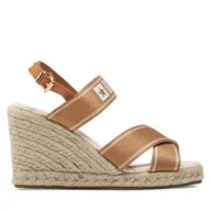 Espadryle damskie - Espadryle Big Star Shoes LL274883 Beżowy - miniaturka - grafika 1