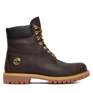 Trapery Timberland Premium 6-Inch Waterproof TB0A2P6WEXU1 Brązowy - Botki męskie - miniaturka - grafika 1