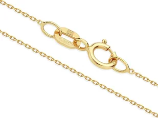 Złoty łańcuszek 585 splot ankier 45cm - Łańcuszki - miniaturka - grafika 1