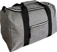 Torby podróżne - Caley TORBA PODRÓŻNA 40x20x25 DO SAMOLOTU RYANAIR WIZZAIR BAGAŻ PODRĘCZNY - SZARA - miniaturka - grafika 1