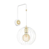 Lampy ścienne - Emibig Albio kinkiet 1-punktowy biały 145/K1 145/K1 - miniaturka - grafika 1