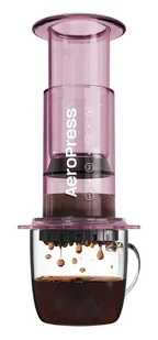 Zaparzacz do kawy AeroPress Clear - Różowy - Zaparzacze i kawiarki - miniaturka - grafika 1