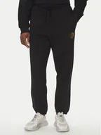 Spodnie sportowe męskie - HUGO Spodnie dresowe Dacusi 50534952 Czarny Relaxed Fit - miniaturka - grafika 1