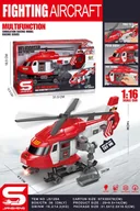 Samoloty i helikoptery - CZERWONA STRAŻ POŻARNA HELIKOPTER RATUNKOWY - miniaturka - grafika 1