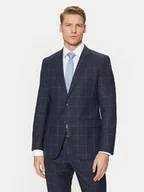 Garnitury - BOSS Garnitur H-Huge 50518097 Granatowy Slim Fit - miniaturka - grafika 1