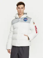 Kurtki męskie - Alpha Industries Kurtka zimowa 148135 Biały Regular Fit - miniaturka - grafika 1