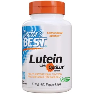Doctor's Best Sklep Doctor's Best Lutein with OptiLut 120 vcaps - Witaminy i minerały dla sportowców - miniaturka - grafika 2