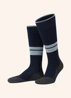 Skarpetki damskie - Falke Skarpety Trekkingowe Tk Compression Energy blau - miniaturka - grafika 1