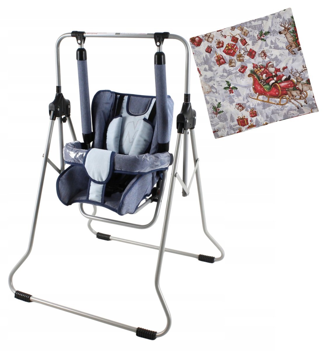 Huśtawka Stojąca/Lezaczek ADBOR kolor N-06+ Poszewka na jasiek